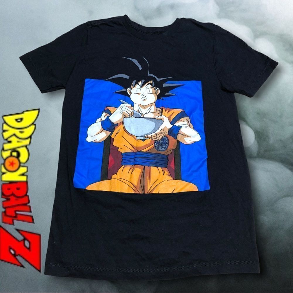 Dragon Ball Z Movie Goku Ramen Black Tee xs